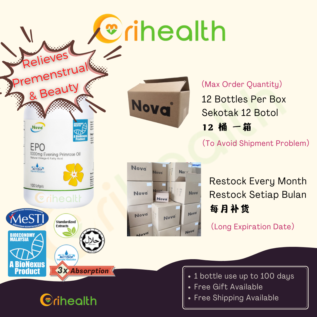 NOVA EPO 1000mg Softgels 100s