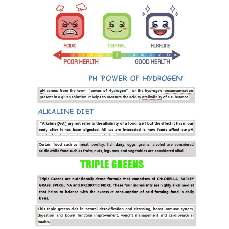 Orihealth Nova Alkalising Triple Green 200g