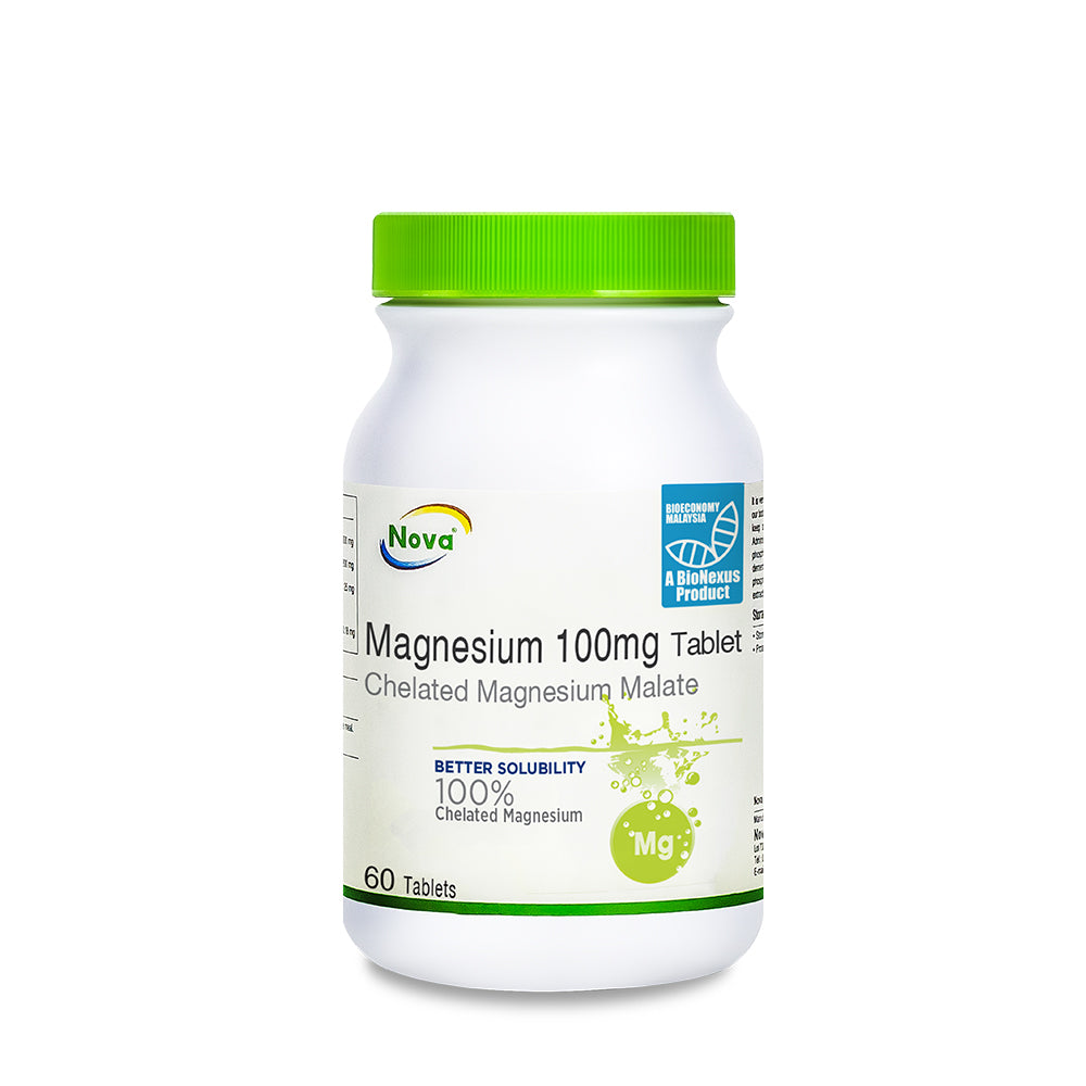 NOVA Magnesium 100mg Tablets 60s