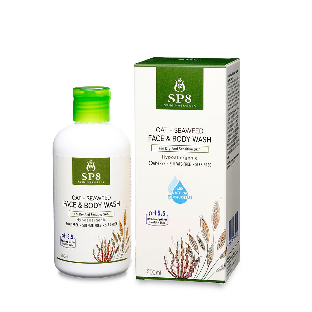 NOVA SP8 Oat + Seaweed Face & Body Wash 200ml
