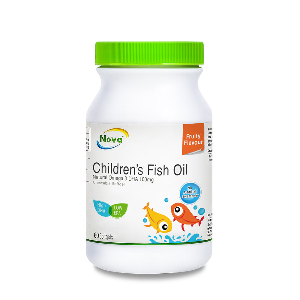 NOVA Children's Fish Oil Softgels 60s