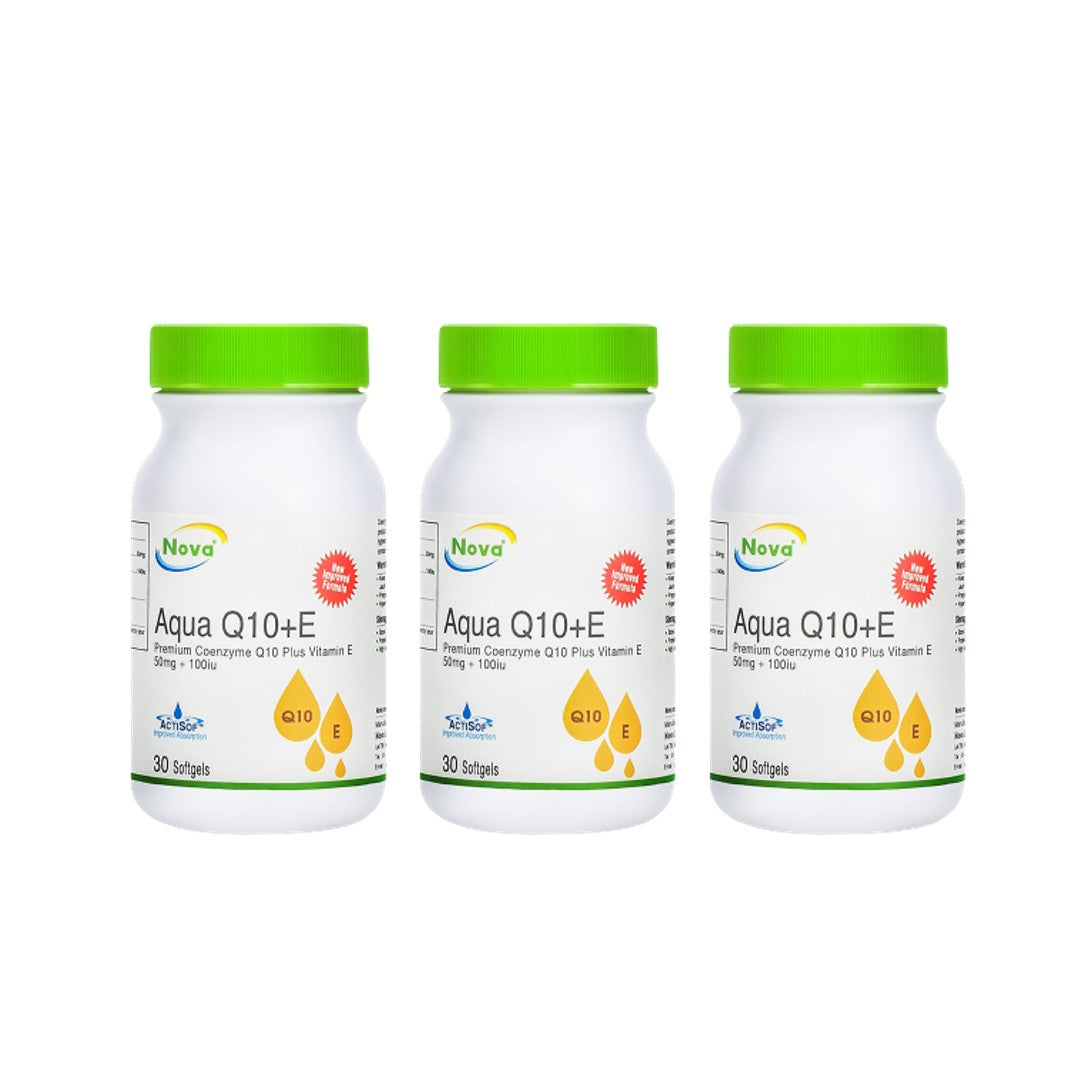 NOVA Aqua Q10 + Vit E 30Softgels