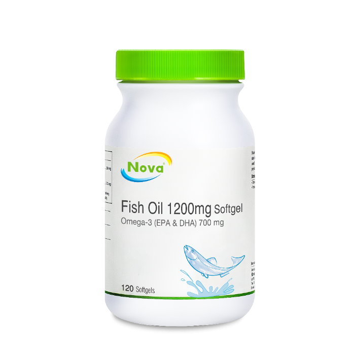 NOVA Fish Oil 1200mg Softgels 120s (new packaging)