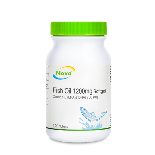 NOVA Fish Oil 1200mg Softgels 120s (new packaging)