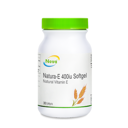 NOVA Natura-E 400iu Softgels 30s (new packaging)