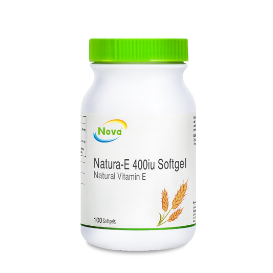 NOVA Natura-E 400iu Softgels 100s (new packaging)
