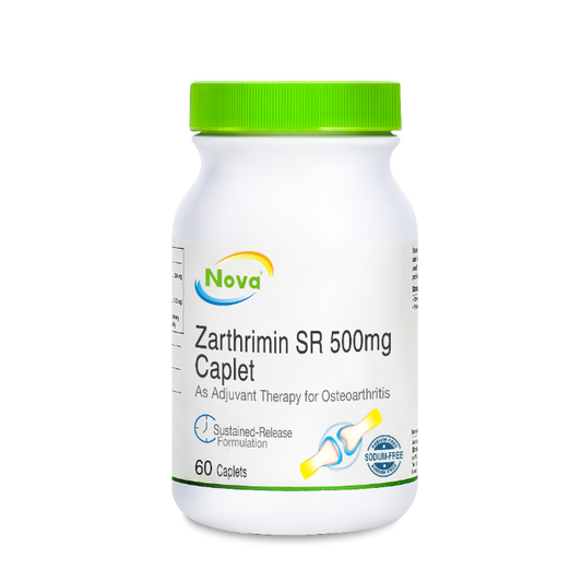 NOVA Zarthrimin SR 500mg caplets 60s (new packaging)