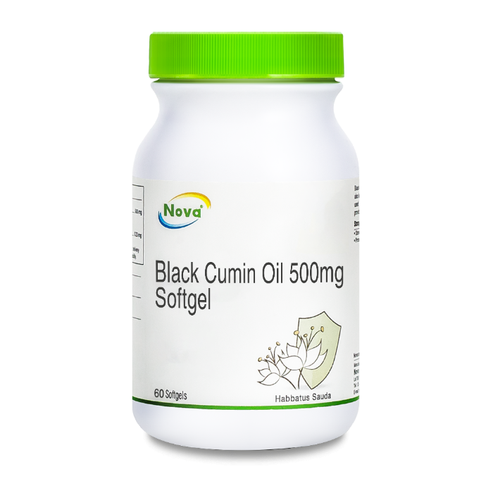 NOVA Black Cumin Oil Softgels 60s (new packaging)