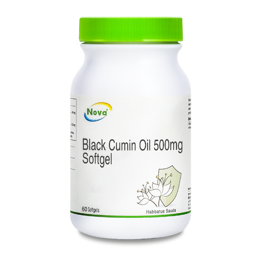 NOVA Black Cumin Oil Softgels 60s (new packaging)