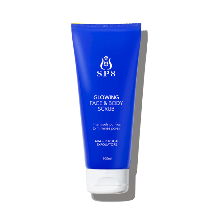 SP8 Glowing Face & Body Scrub 100ml