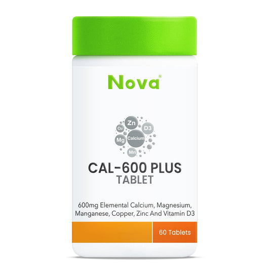 NOVA Cal-600 Plus 60 tablets (new packaging)
