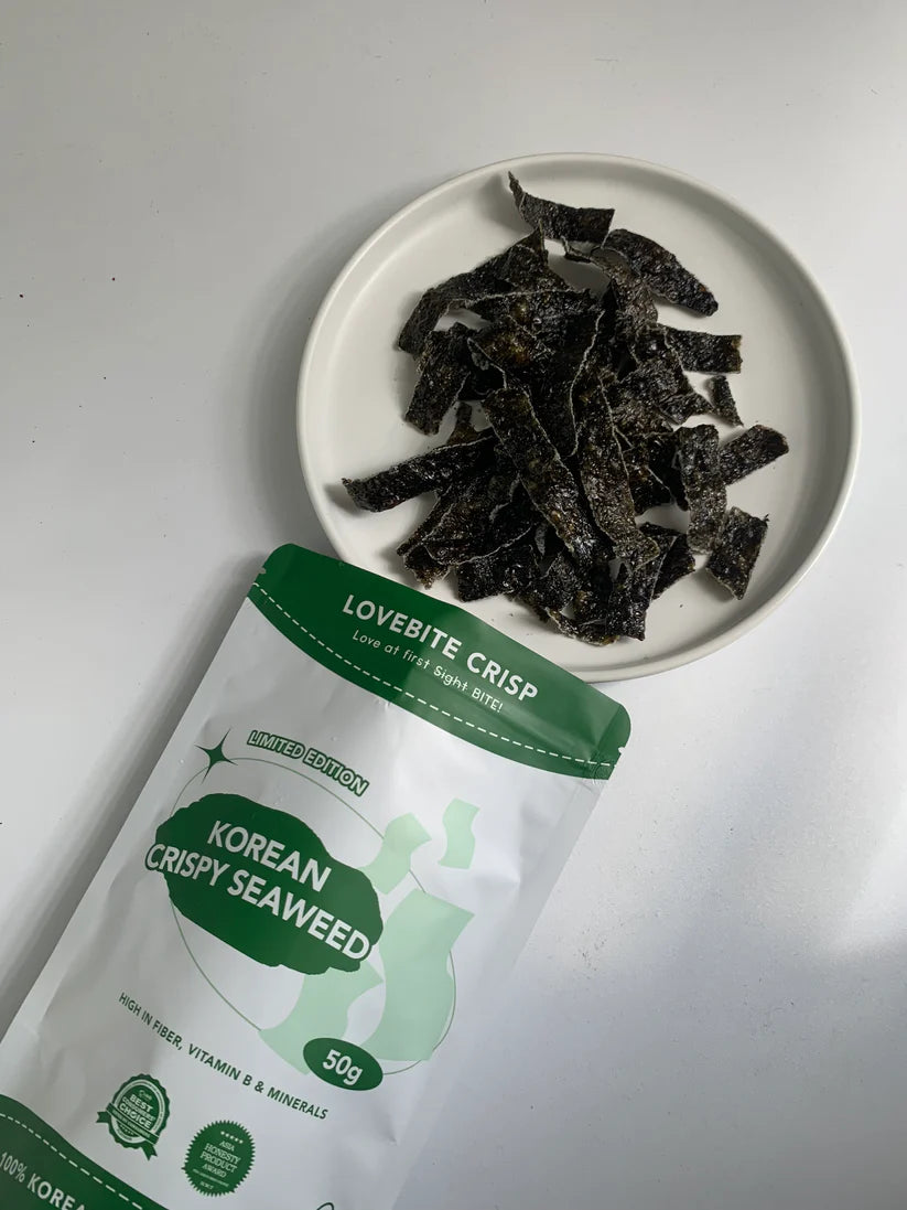 [ Any 3 Free 1 ] Lovebite Crisp KOREAN CRISPY SEAWEED 50G