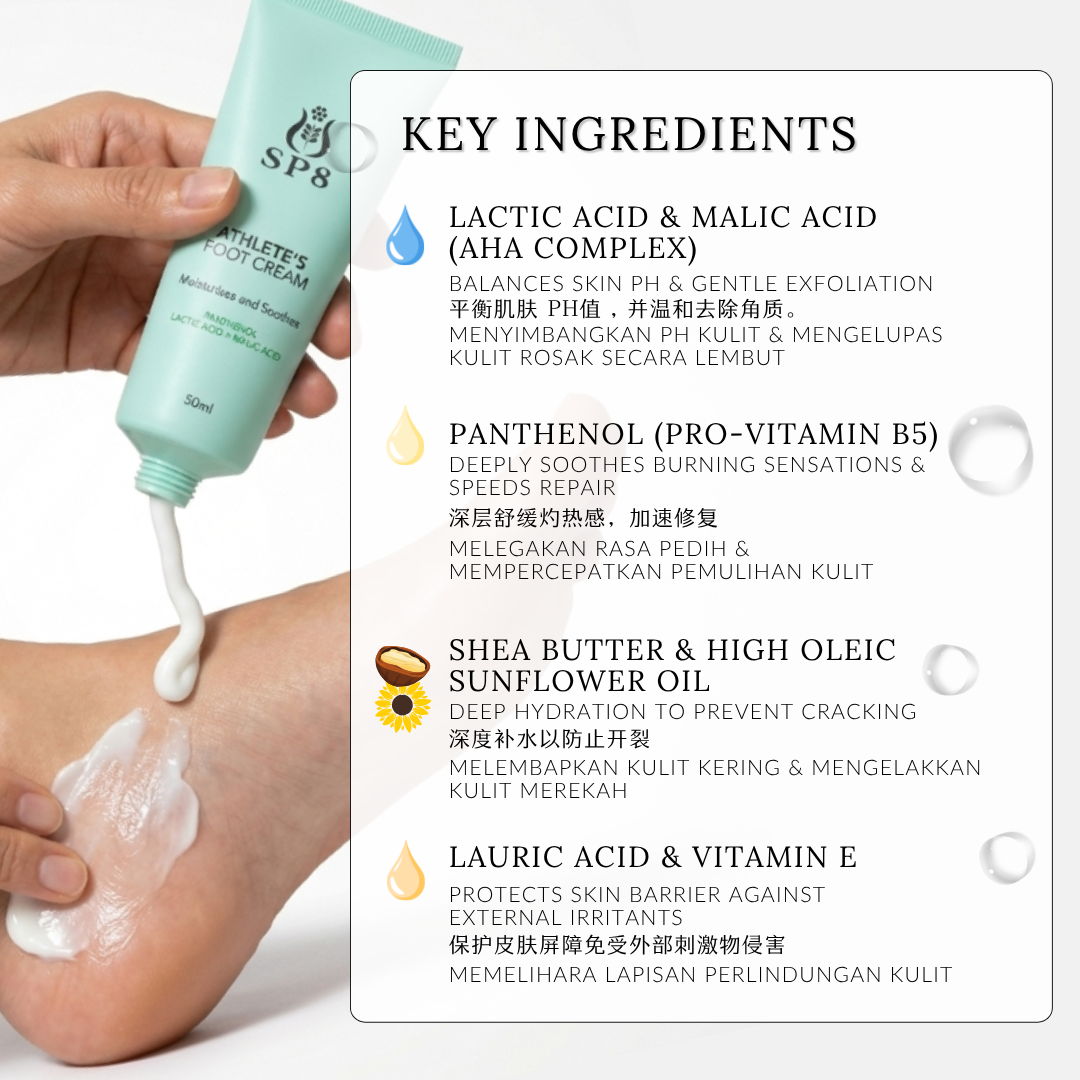 SP8 Athlete’s Foot Cream 50ml