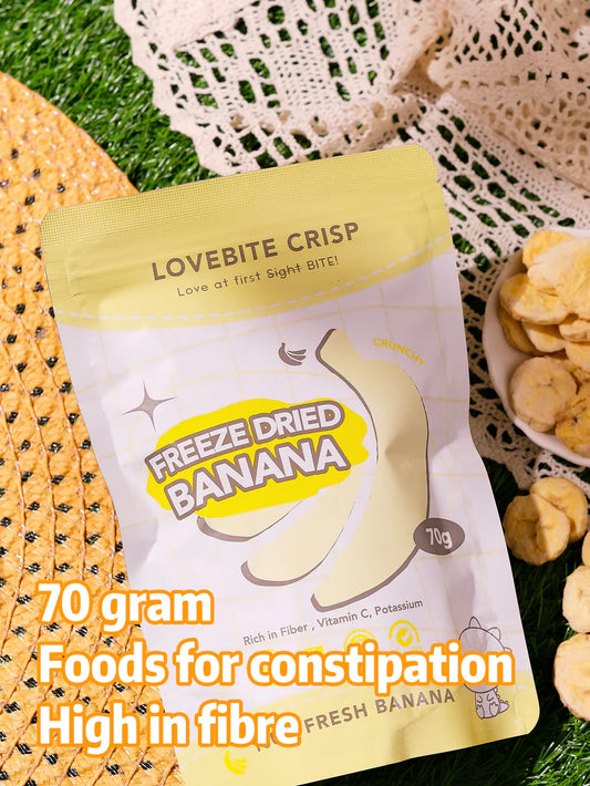 [ Any 3 Free 1 ] Lovebite Crisp FREEZE DRIED BANANA 70G