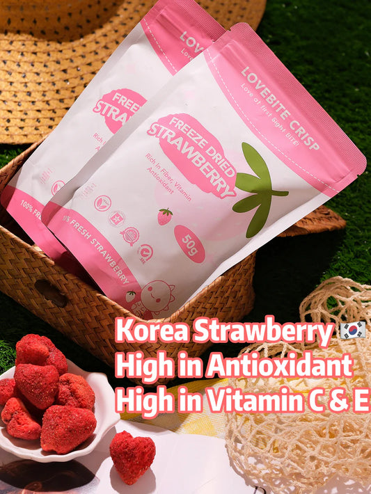 Lovebite Crisp Freeze-Dried Strawberry 50g