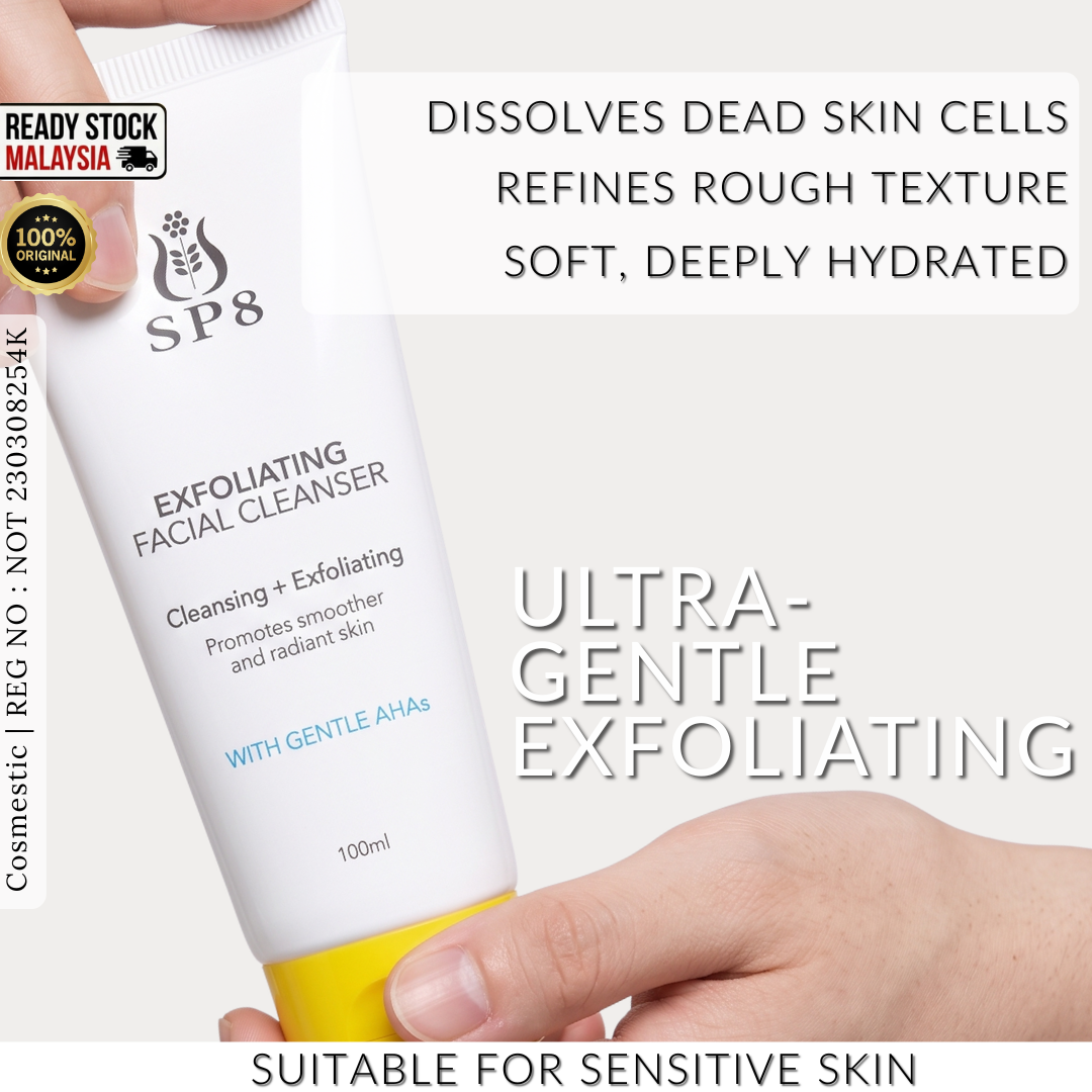 SP8 Exfoliating Facial Cleanser 100ml
