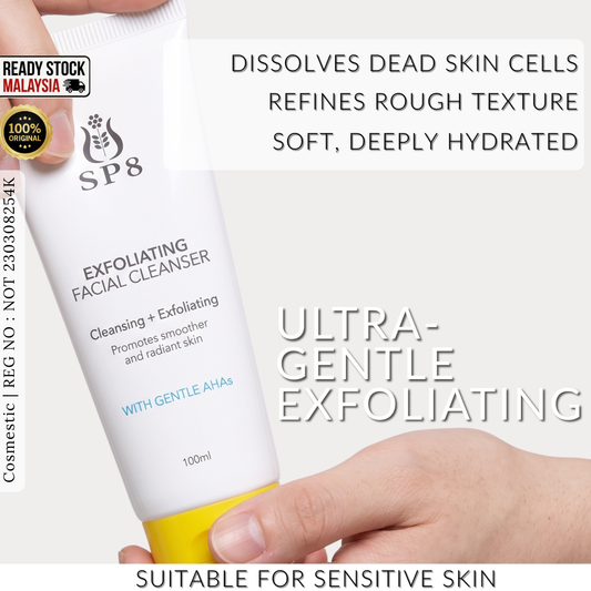 SP8 Exfoliating Facial Cleanser 100ml