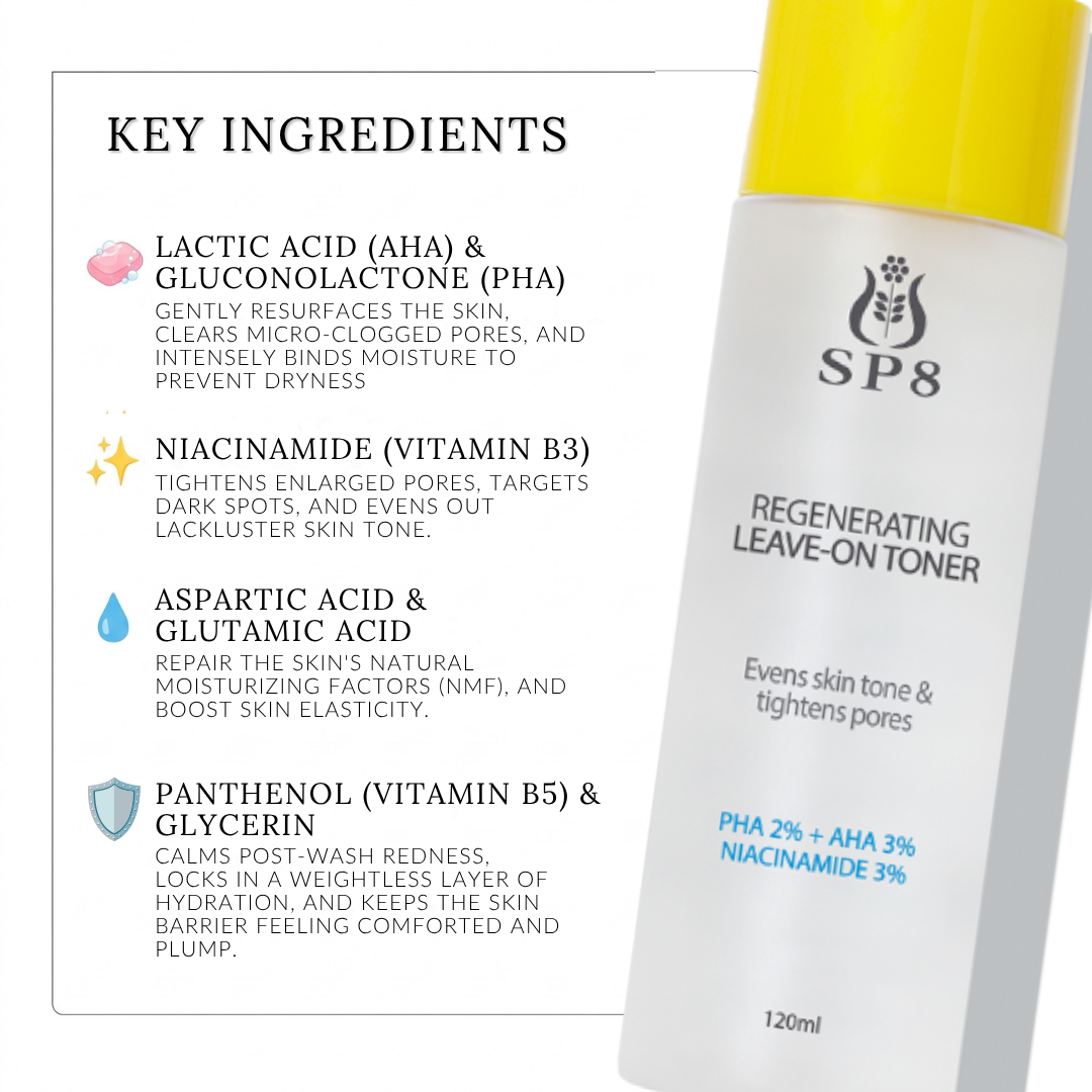 SP8 Regenerating Leave-On Toner 120ml