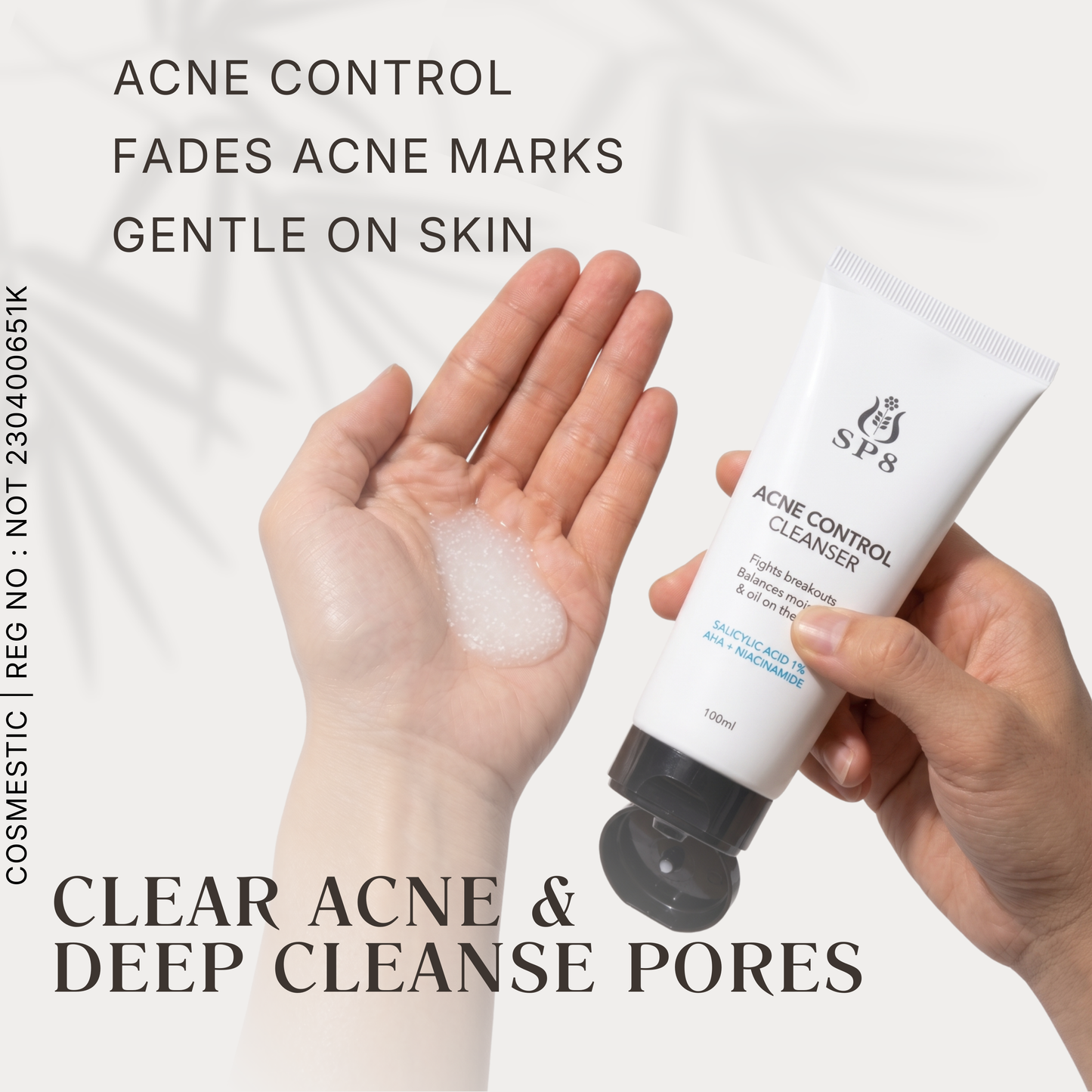 SP8 Acne Control Cleanser 100ml