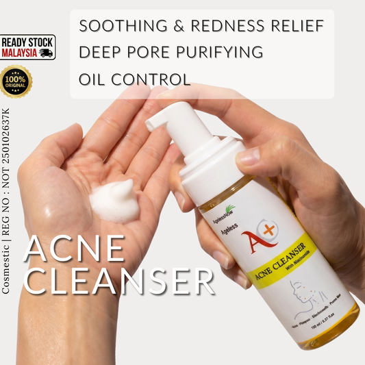 AgelessNow A+ Acne Cleanser 150ml | Hydration | Acne Control | Oil Control | Brightening | Moisture