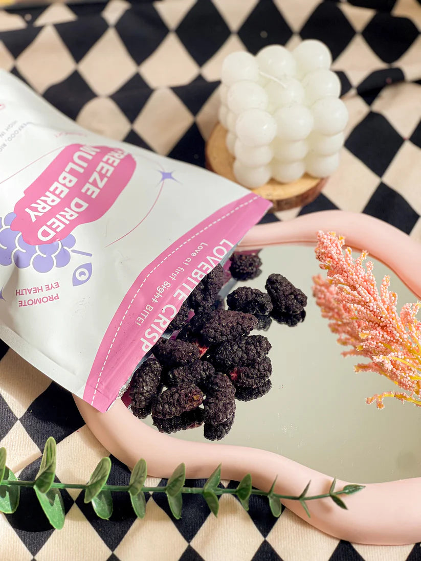 [ Any 3 Free 1 ] Lovebite Crisp FREEZE DRIED MULBERRY 40G