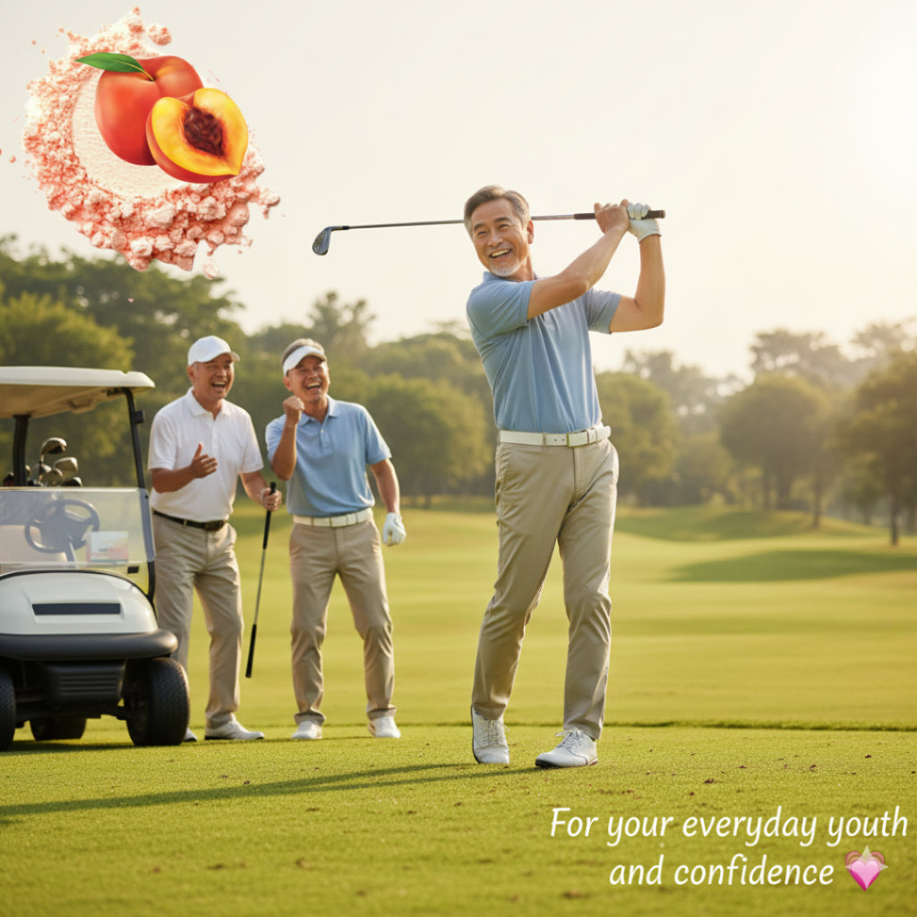 Orihealth NMN Peach Powder | Youth Energy Boost | NAD+ Anti-Aging Supplement 提升能量 • 抗老焕肤 • NAD⁺激活配方