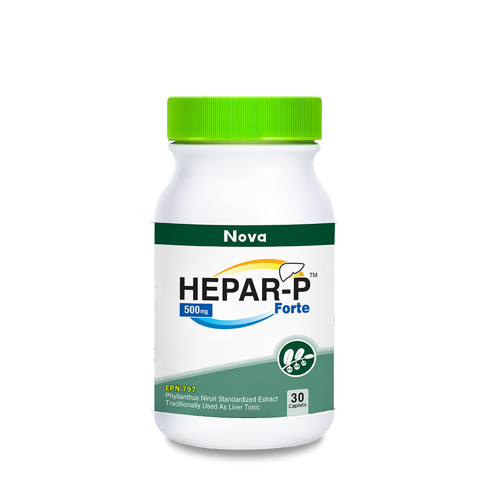 NOVA Hepar-P Forte 500mg Capsules 30s | 250mg Caplets 60s