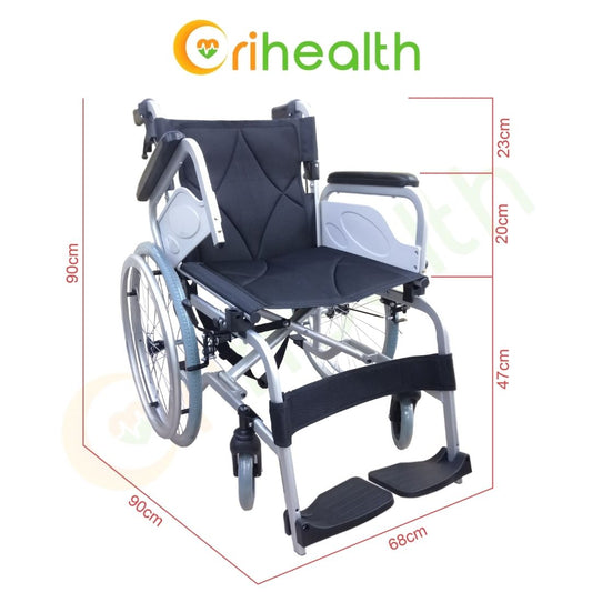 Orihealth Light Weight Wheelchair [ ALUMSQ22 ]