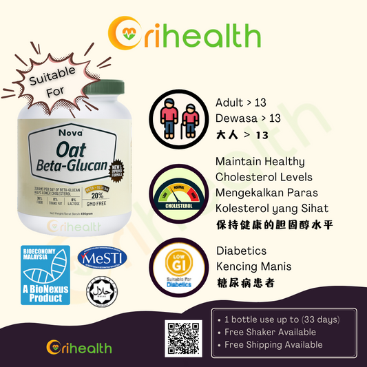 Nova Oat Beta-Glucan 490g