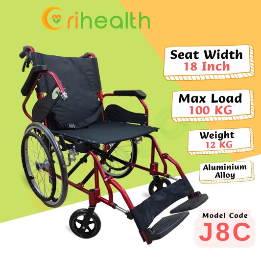 Orihealth Light Weight Wheelchair [ J8C ]