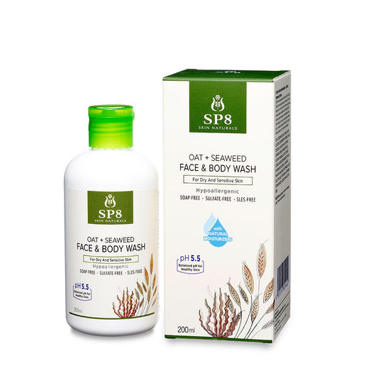 NOVA SP8 Oat + Seaweed Face & Body Wash 200ml
