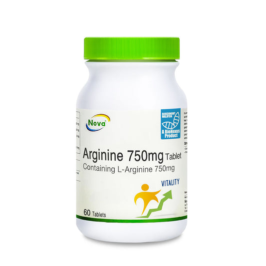 NOVA Arginine 750mg Tablets 60s