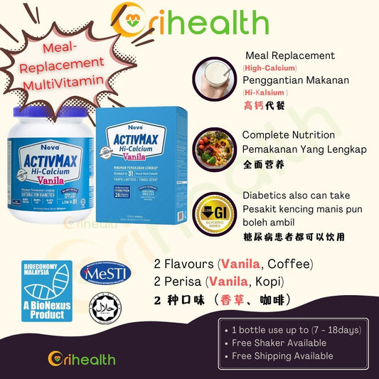 NOVA ACTIVMAX Hi-Calcium Vanila